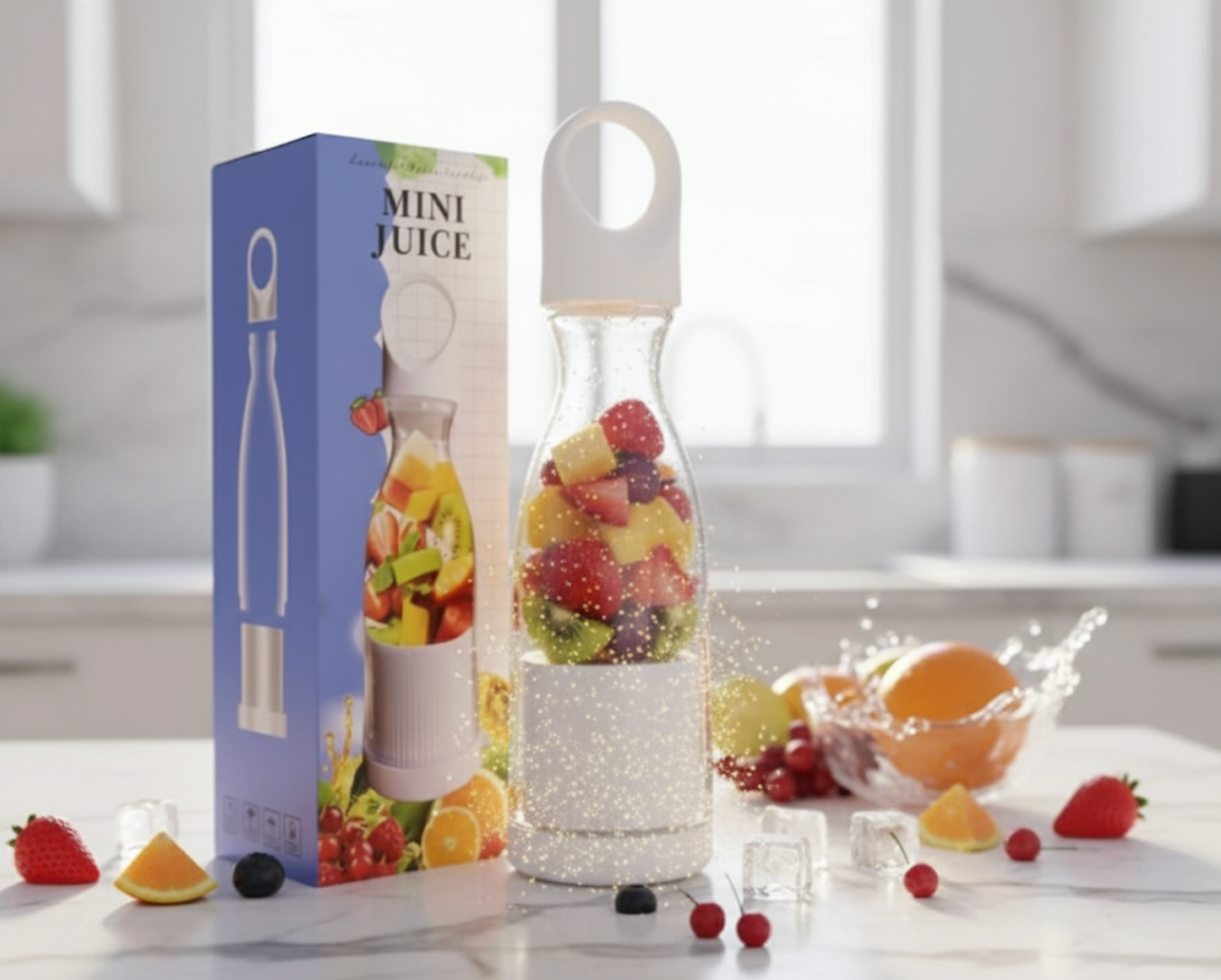 Mini Batidora Portatil Verde