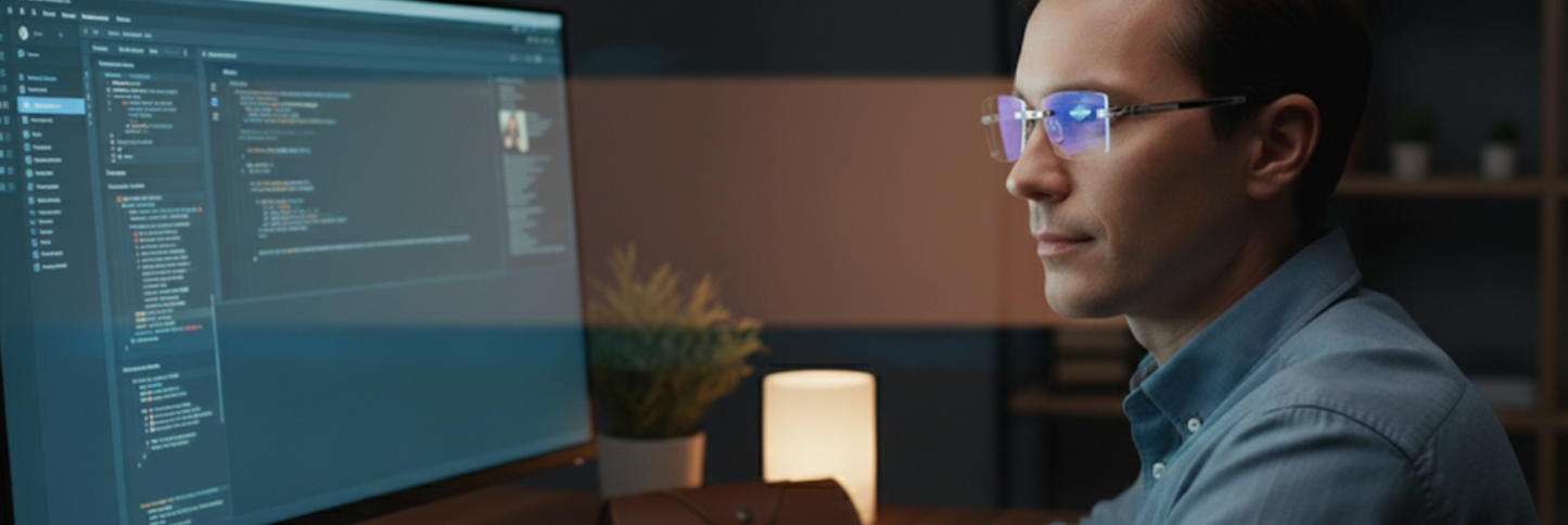 Pack de gafas antirayos azules multifocales +2.0 mas funda de cuero