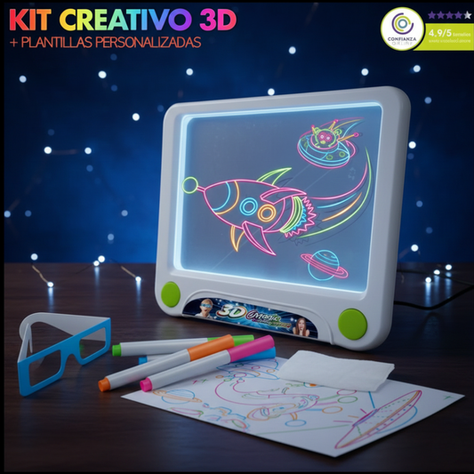 Pizarra Fantasía 3D Infantil