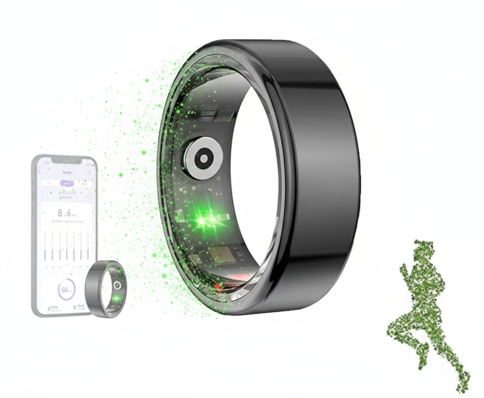 Anillo inteligente tipo Oura talla 10